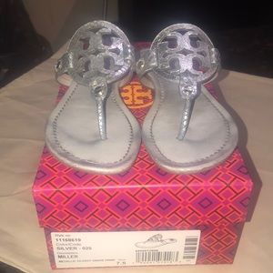 Tory Burch Silver Miller